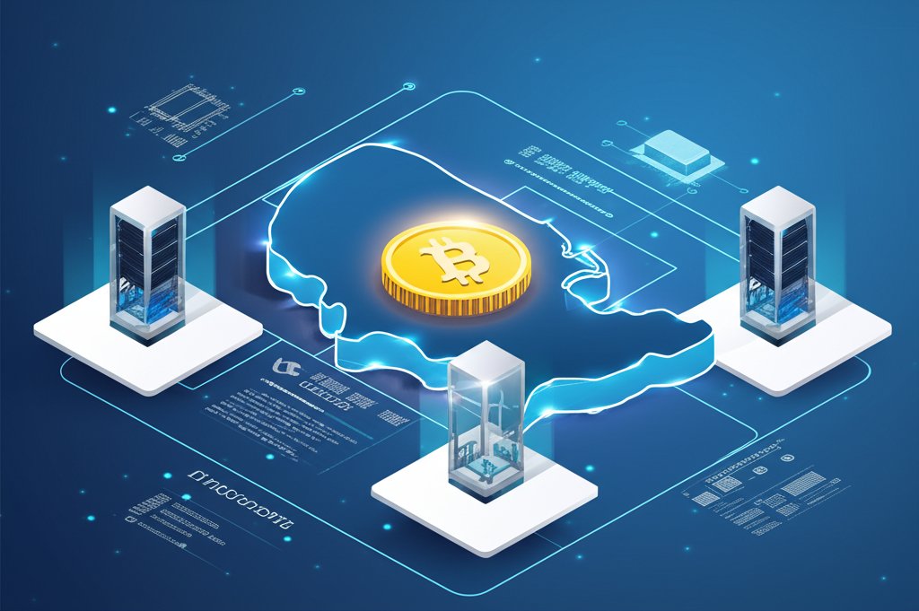 Map showing US states with Bitcoin reserves.